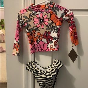 Girls 2 piece bathing suit